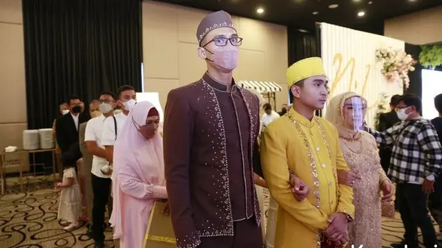 7 Momen Pernikahan Lutfi Agizal dengan Nadya Indry, Maharnya Pakai Poundsterling