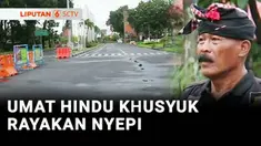 Menjelang lebaran Idulfitri, pulau Bali justru sepi. Hampir semua aktivitas berhenti total. Umat Hindu Bali kusyuk melaksanakan Catur Brata Hari Raya Nyepi di tahun baru saka 1947.