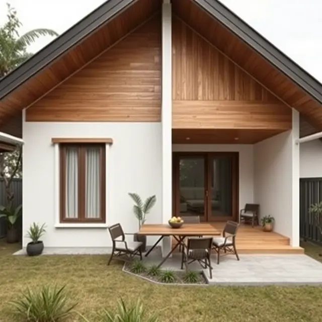10 Contoh Rumah Sederhana Gang Buntu yang Nyaman dan Fungsional