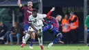 Bologna resmi melaju ke final Coppa Italia pertama mereka dalam 51 tahun setelah mengalahkan Empoli dengan skor agregat meyakinkan 5-1. (Michele Nucci/LaPresse via AP)