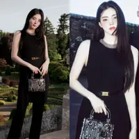 Penampilan Han So Hee mencuri perhatian di Dior 2025 Cruise Collection (Dior @xeesoxee)