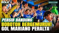 Detik-Detik Bobotoh Bergemuruh Sambut Gol Penalti Mariano Peralta, Persib Kalahkan The Cong-Viettel 1-0