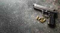 Ilustrasi pistol. (iStockphoto)
