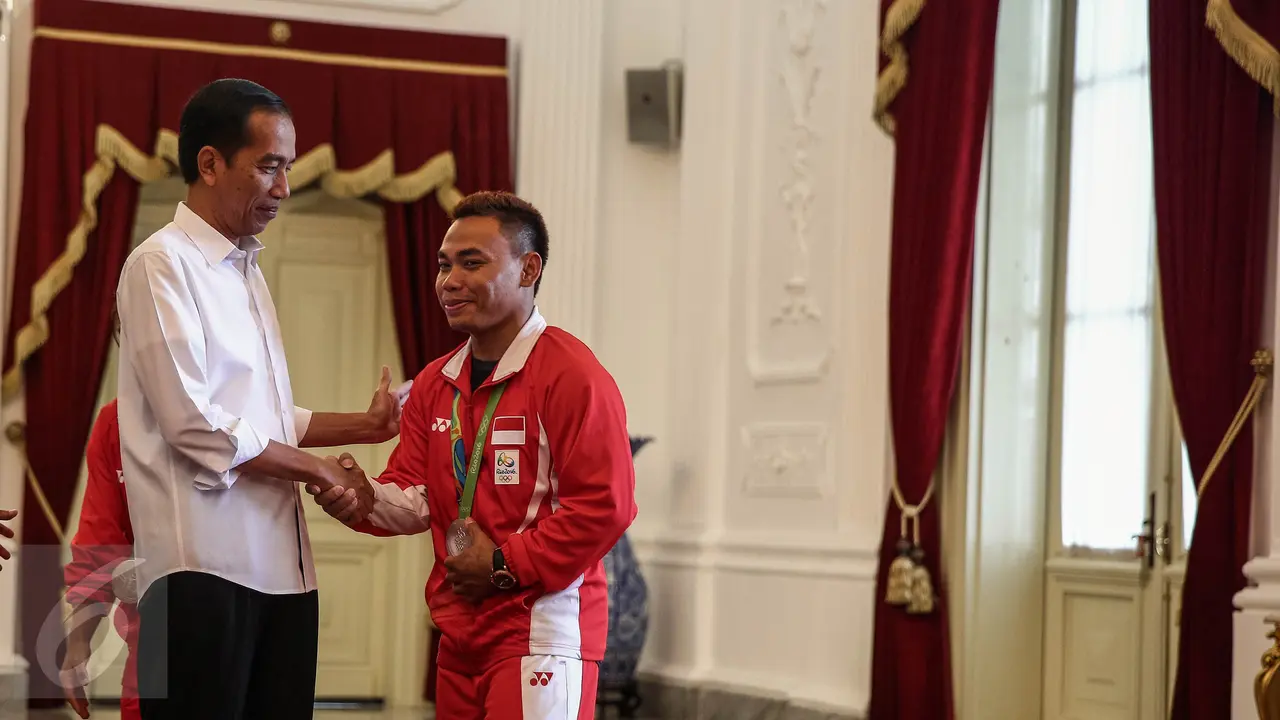 Eko Yuli dan Presiden Joko Widodo