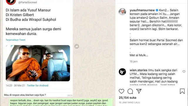 Dituding Jualan Surga demi Kemewahan Duniawi, Yusuf Mansur: Jualan Paytren dan Treninet Aja