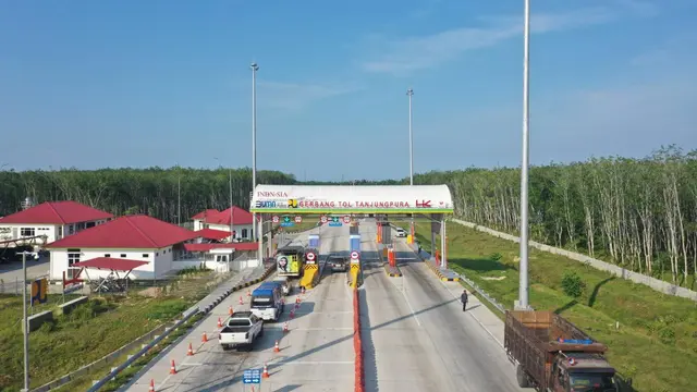 PT Hutama Karya Infrastruktur (HKI) melanjutkan konstruksi Jalan Tol Binjai-Pangkalan Brandan. (Foto: Hutama Karya)
