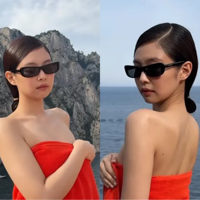 Jennie Blackpink Hanya Mengenakan Handuk