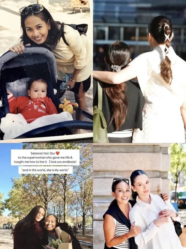 Artis Tanah Air Unggah Potret Jadul Masa Kecil Bersama Ibunda saat Ucapkan Hari Ibu.