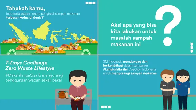 3M Indonesia Hadirkan Kampanye #LangkahHariIni: Zero Waste Lifestyle 