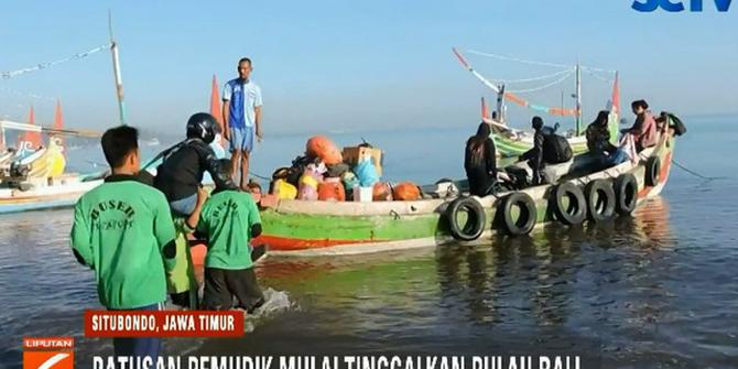 Jelang Lebaran, Ratusan Perantau Tinggalkan Bali Lewat Jalur Laut