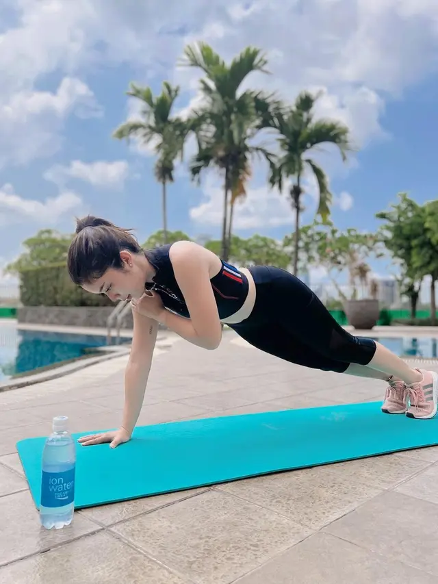 Fay Nabila Naikkan Berat Badan, Ini 6 Potretnya saat Olahraga