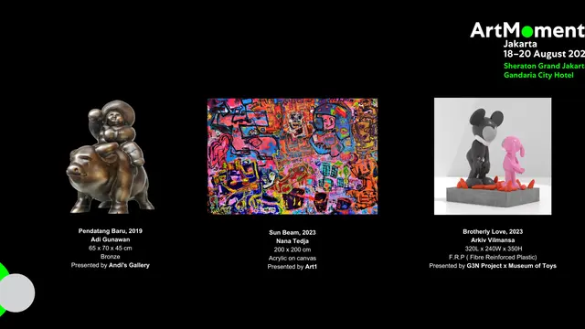 ArtMoments Jakarta 2023 Usung Konsep Art Fair Boutique, Sasar Kalangan Berduit Borong Karya Seni