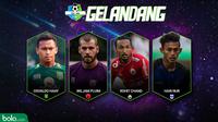 Best XI Liga 1 Tengah 2018 (Bola.com/Adreanus TItus)