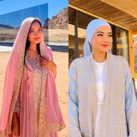 Gaya Titi Kamal saat Berkunjung ke Al Ula. [@titi_kamall]