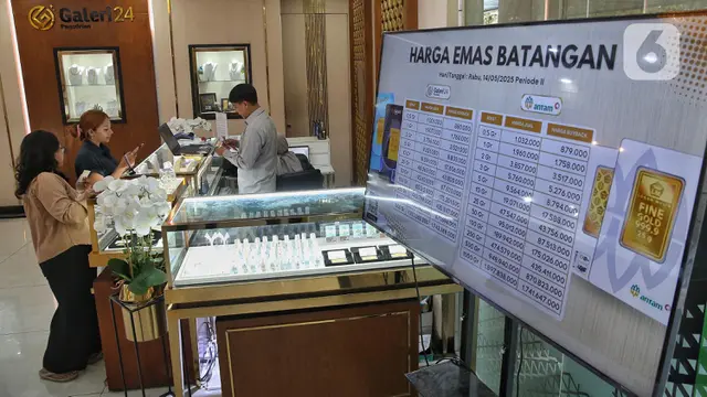 Harga Emas Pegadaian Hari Ini 18 Juni 2025 Rontok, Berikut Daftarnya