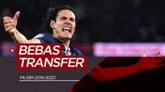 Berita motion grafis Edinson Cavani dan 6 pesepak bola yang bebas transfer di akhir musim.