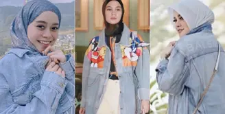 Jaket jeans menjadi luaran yang cocok untuk dipadu padan dengan berbagai item fashion lainnya. Apalagi bagi para hijabers, jaket jeans ini menutupi bagian tubuh namun tetap stylish. Para publik figure pun punya cara tersendiri mengenakan jaket jeans, berikut OOTDnya.