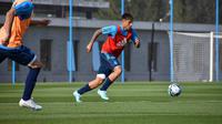 Pemain Timnas Argentina U-17 dalam sebuah sesi latihan menjelang Piala Dunia U-17 2023. (Dok. AFA)
