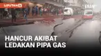 Diduga Akibat Ledakan Pipa Gas Bawah Tanah Hancurkan Jalanan Johannesburg