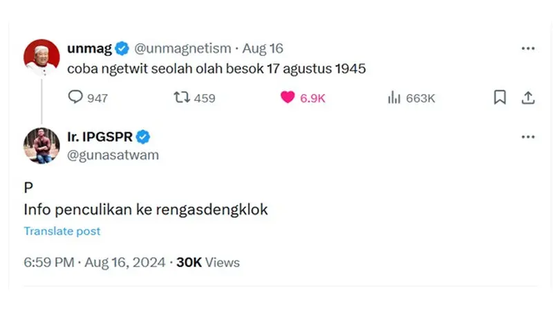 6 Cuitan Kocak Netizen Jika Indonesia Merdeka di Masa Kini, Ada-ada Saja