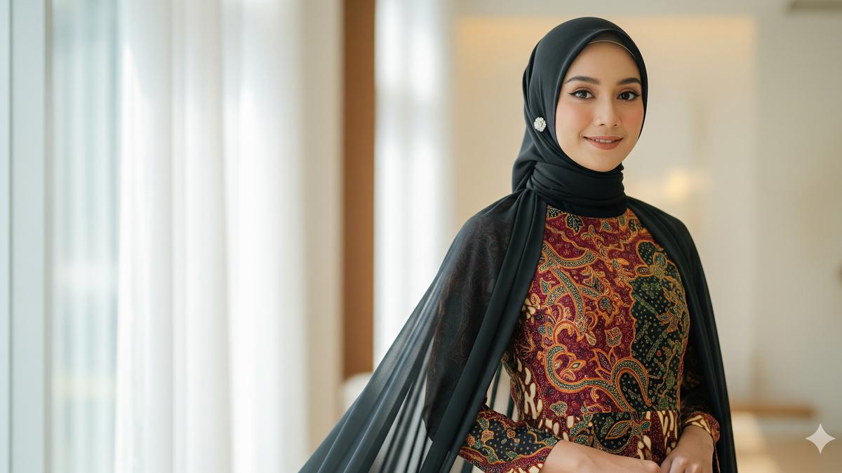 7 Model Dress Batik Elegan Kombinasi 2025 yang Jarang Dipakai Orang, Tampil Beda dan Berkelas