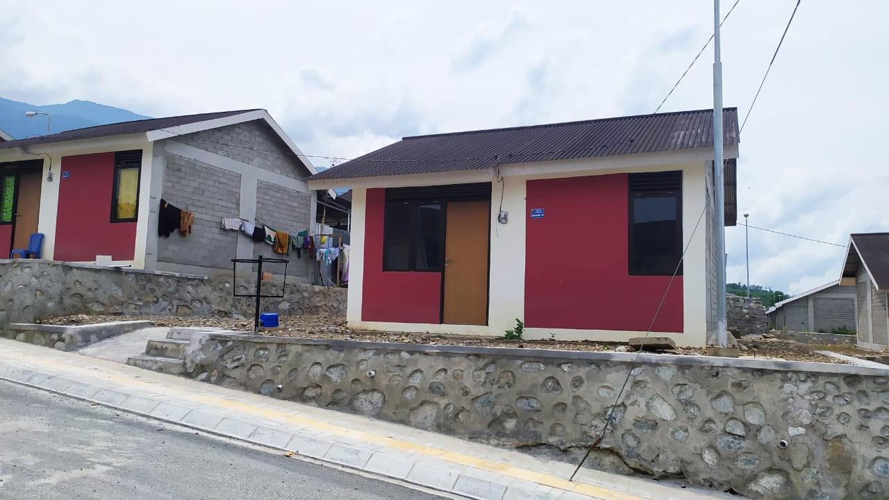 Pembangunan hunian tetap (huntap) tahap 1B untuk korban gempa dan tsunami di Sulawesi Tengah (Sulteng)