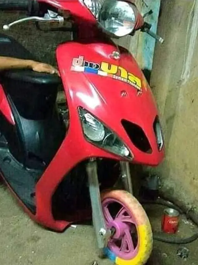 7 Potret Kocak Benda Dipakai Tak Sesuai Fungsinya