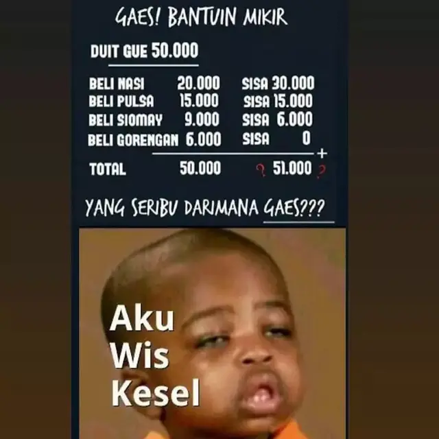 6 Meme Pertanyaan Berhitung Ini Bikin Bingung, Seketika Jadi Ikut Menghitung