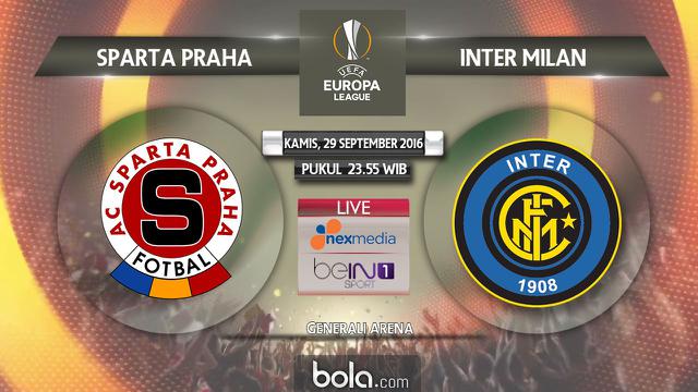 Liga Europa_Sparta Praha vs Inter Milan (Bola.com/Adreanus TItus)