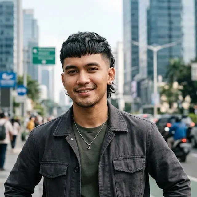 Model Rambut Pria Tipis Samping Panjang Belakang