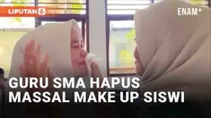 Seorang guru sejatinya tak hanya mendidik soal ilmu, tapi juga disiplin. Seperti guru yang baru-baru ini viral menghapus massal make up siswi di kelas. Alih-alih kesal, para siswi malah tertawa saat sang guru menghapus make up mereka.
