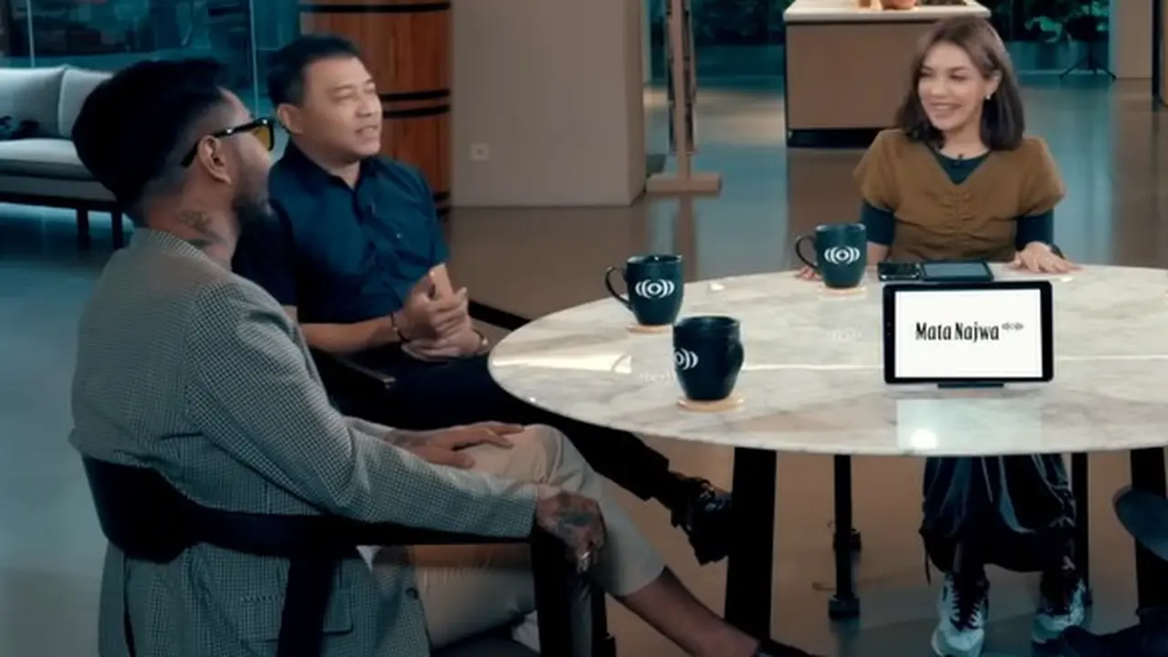 Anang Hermansyah dan Najwa Shihab (YouTube/Najwa Shihab)