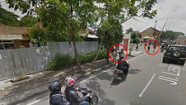 Momen lucu di Google Street View (Twitter/@localracun)