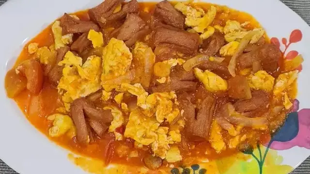 Sosis Telur Pedas Manis