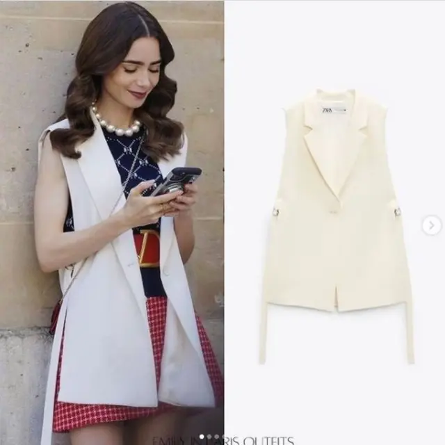 Gaya Fesyen Andalan Lily Collins di Serial Emily in Paris Season 2