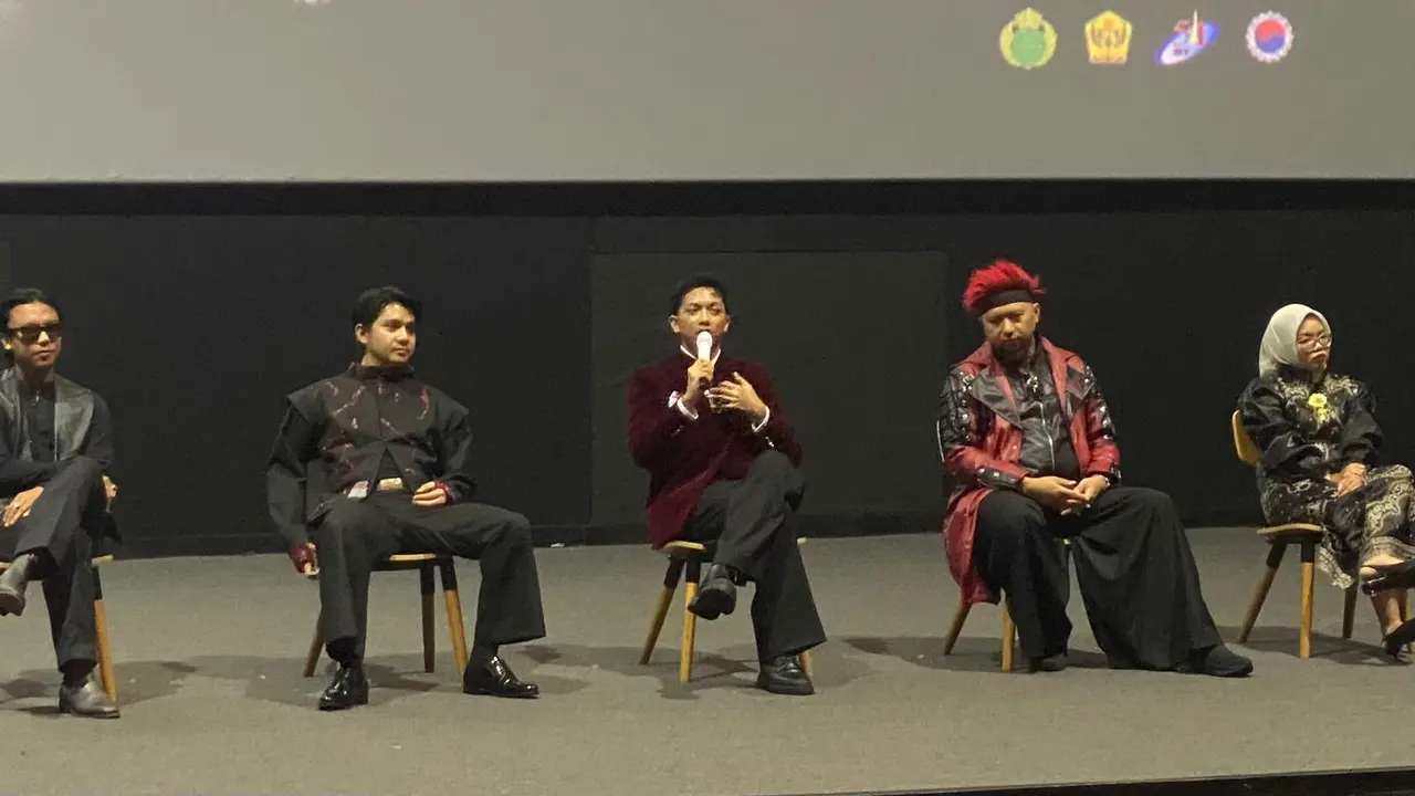 Saputra Kori dalam konferensi pers di Jakarta, Senin (6/7/2026). (Liputan6.com/Nola Vemiliana)