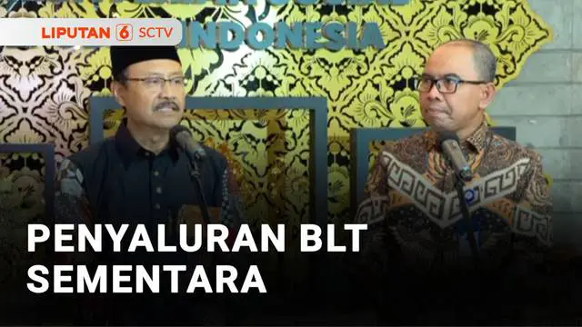 Penyaluran BLT Sementara