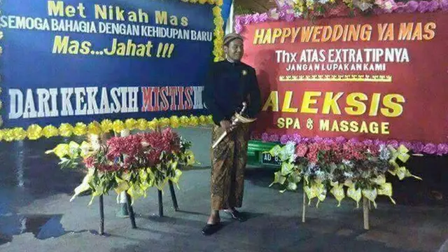 6 Tulisan Selamat Menikah Ini Nyeleneh Banget, Bikin Ngakak