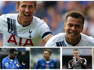Berikut 5 pasangan duet paling efektif dalam urusan mencetak gol di Liga Premier Inggris. (AFP)