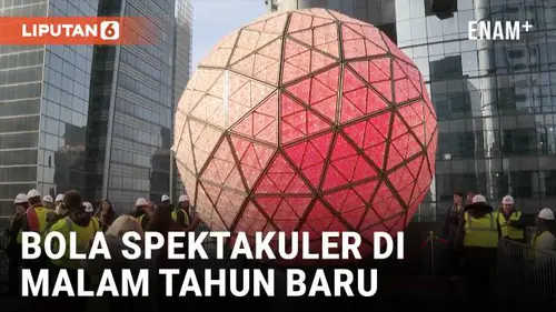 VIDEO: Times Square Siap Sambut Perayaan Malam Tahun Baru