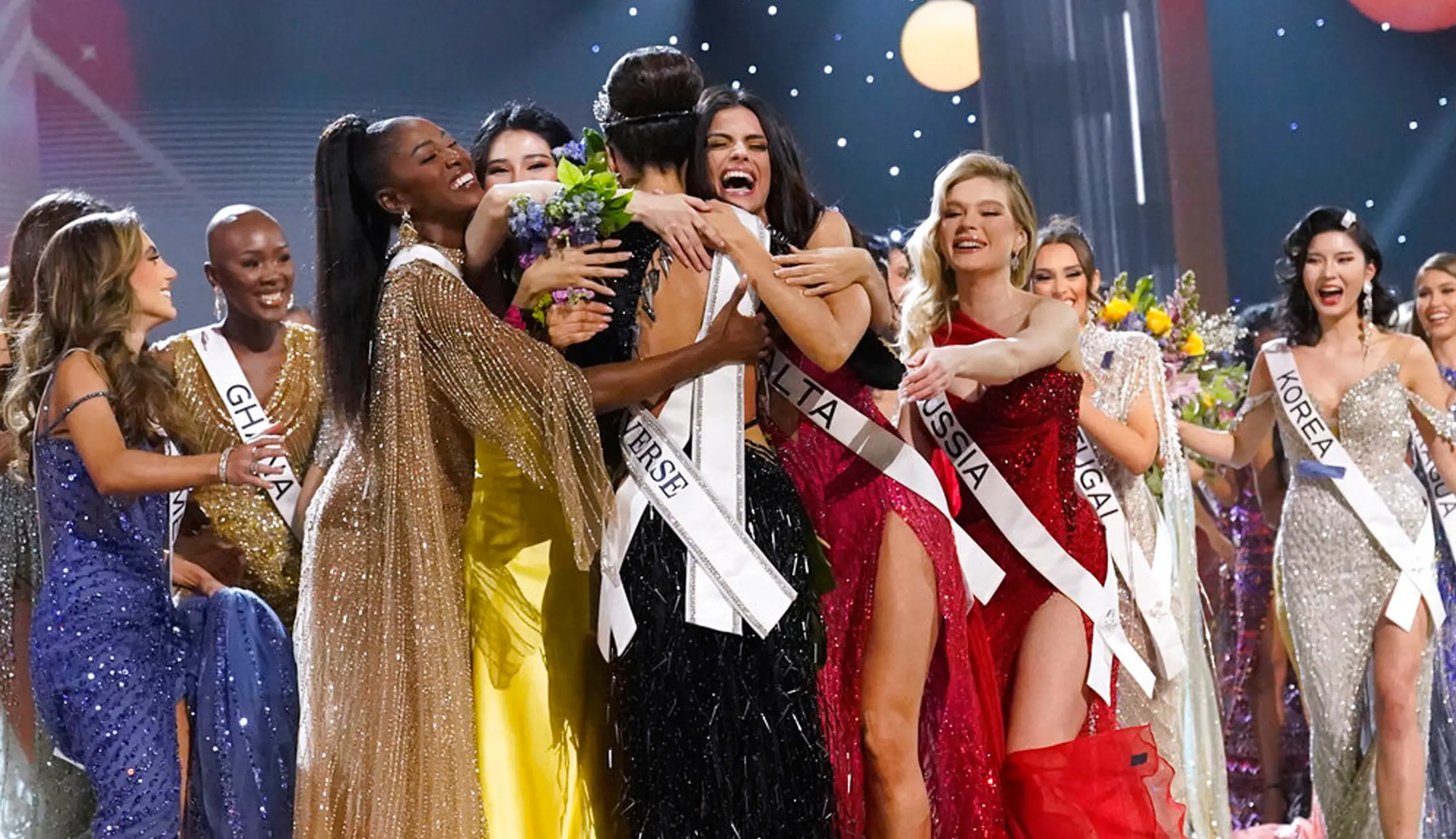 R'Bonney Gabriel Dinobatkan sebagai Miss Universe 2022 - Foto Liputan6.com