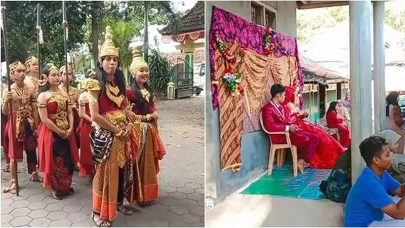 7 Momen Pernikahan Viral, Punya Konsep Unik Hingga Pengiring yang Salah Nada