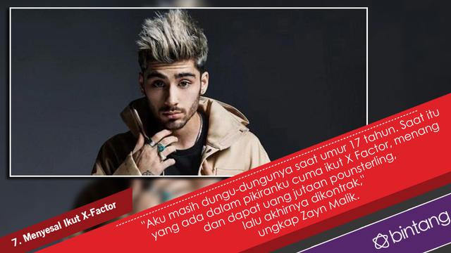 [Bintang] Infografis Zayn Malik