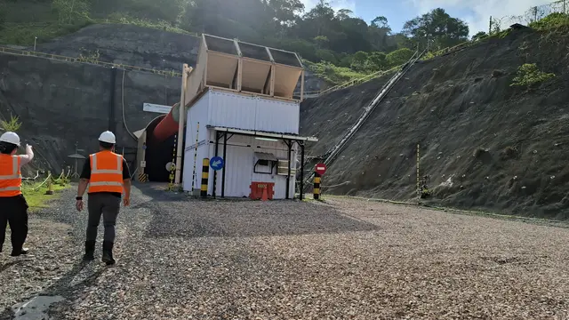 Proyek tambang bawah tanah Tembaga Tujuh Bukit di Pesanggaran, Banyuwangi, Jawa Timur. (Foto: Liputan6.com/Agustina Melani)