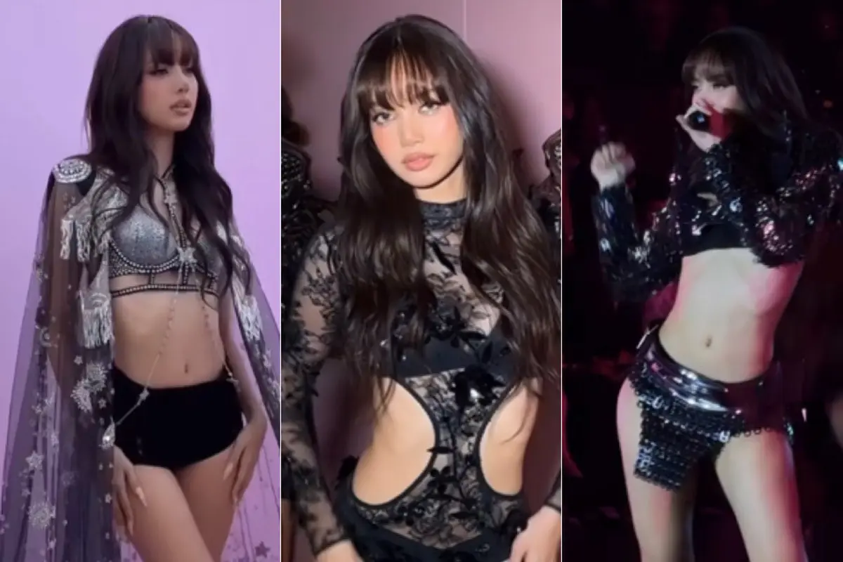 Outfit Lisa Blackpink untuk Pertama Kalinya Hadir di Victoria's Secret Fashion Show