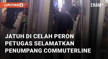 Seorang penumpang kereta alami kejadian tidak terduga mengundang perhatian