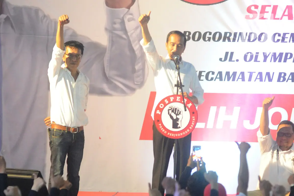 Gerakan 7000 Relawan Dukung Jokowi Ma’ruf di Sentul