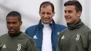 Lima tahun membesut Nyonya Tua, Allegri sukses mempersembahkan 11 gelar. lima scudetto Seri A beruntun, empat Piala Italia, dan dua Piala Super Italia. (AFP/Marco Bertorello)