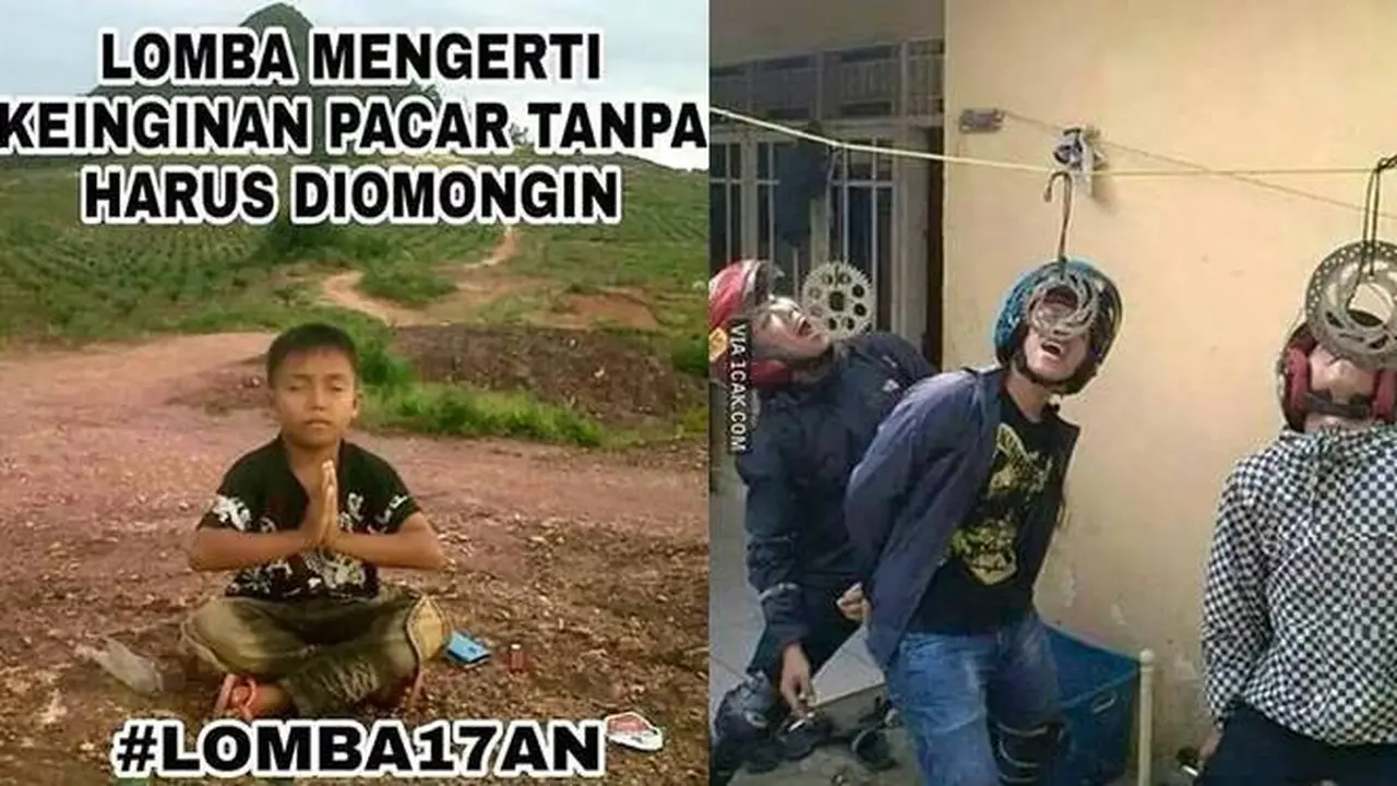 8 Potret Nyeleneh Lomba 17 Agustusan Ini Bikin Tepuk Jidat