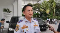 Kepala Dinas Perhubungan (Dishub) DKI Jakarta Syafrin Liputo di Balai Kota DKI Jakarta. (Liputan6.com/Winda Nelfira)